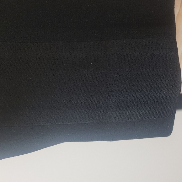 Aritzia Wilfred Black Crepe Button Fly Tuxedo Cropped Trouser Pant Size 00 - Picture 10 of 10